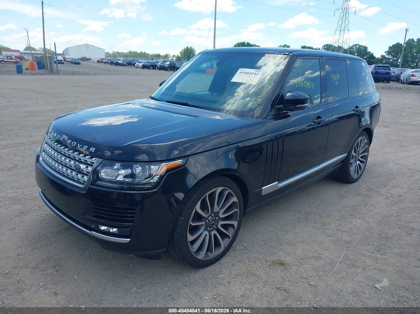 2015 Land rover RANGE ROVER VIN SALGS2TF6FA238774 IAAI salvage auction — NORMAL WEAR, Clear (Indiana), sold $5,475 on 2026-07-08 (photo 2)