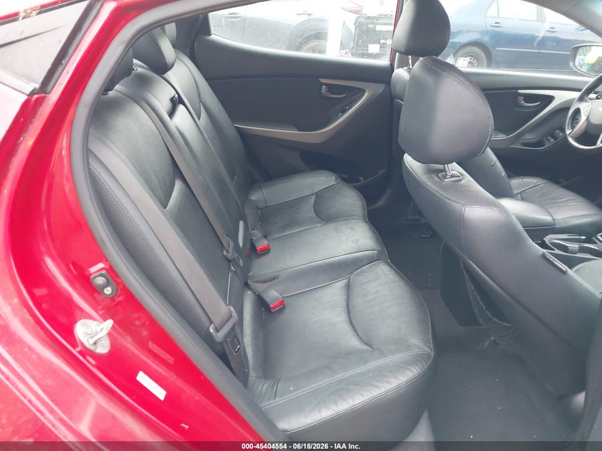 2013 Hyundai Elantra VIN KMHDH4AE9DU997005 IAAI salvage auction — FRONT & REAR, Salvage - Greater Than 75% (Maryland), sold $700 on 2026-07-06 (photo 8)