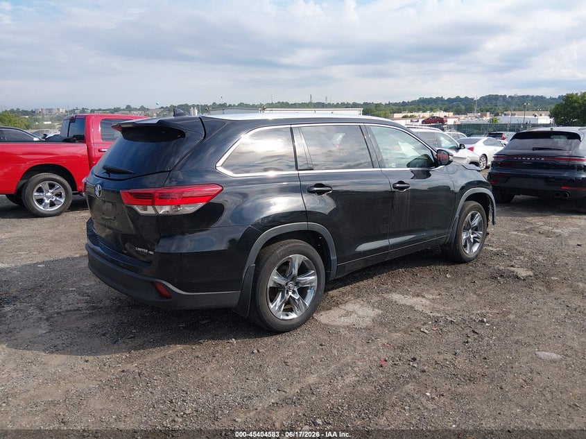 2019 Toyota Highlander VIN 5TDDZRFHXKS983780 IAAI salvage auction — FRONT & REAR, Salvage Title, sold $9,750 on 2026-07-24 (photo 4)
