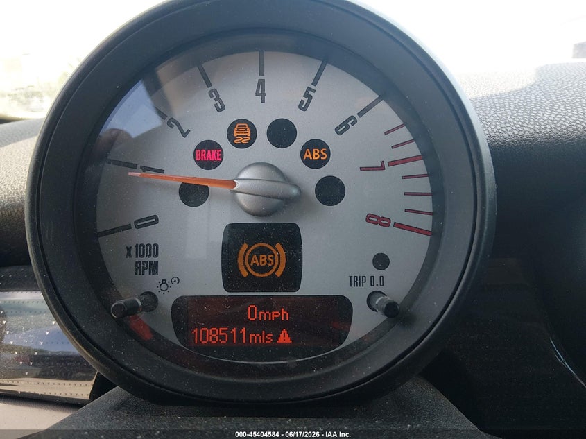 2013 Mini VIN WMWSU3C5XDT373389 IAAI salvage auction — NORMAL WEAR, Clear (Missouri), sold $300 on 2026-07-07 (photo 7)