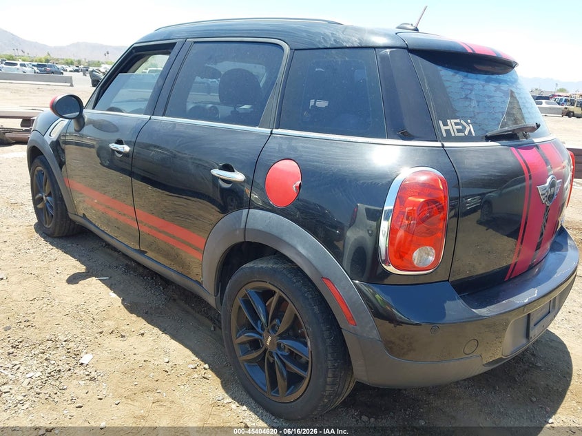 2012 Mini VIN WMWZB3C56CWM06888 IAAI salvage auction — NORMAL WEAR, Restored (Arizona), sold $825 on 2026-07-28 (photo 3)