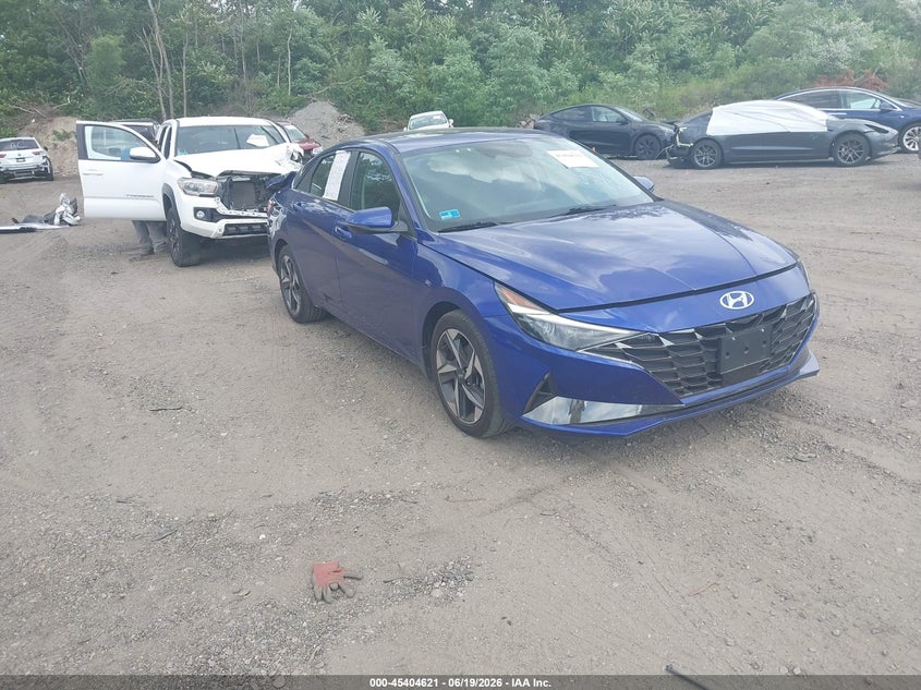 2023 Hyundai Elantra VIN KMHLP4AG8PU378352 IAAI salvage auction — REAR END, Salvage (Rhode Island), sold $6,200 on 2026-07-14 (photo 1)