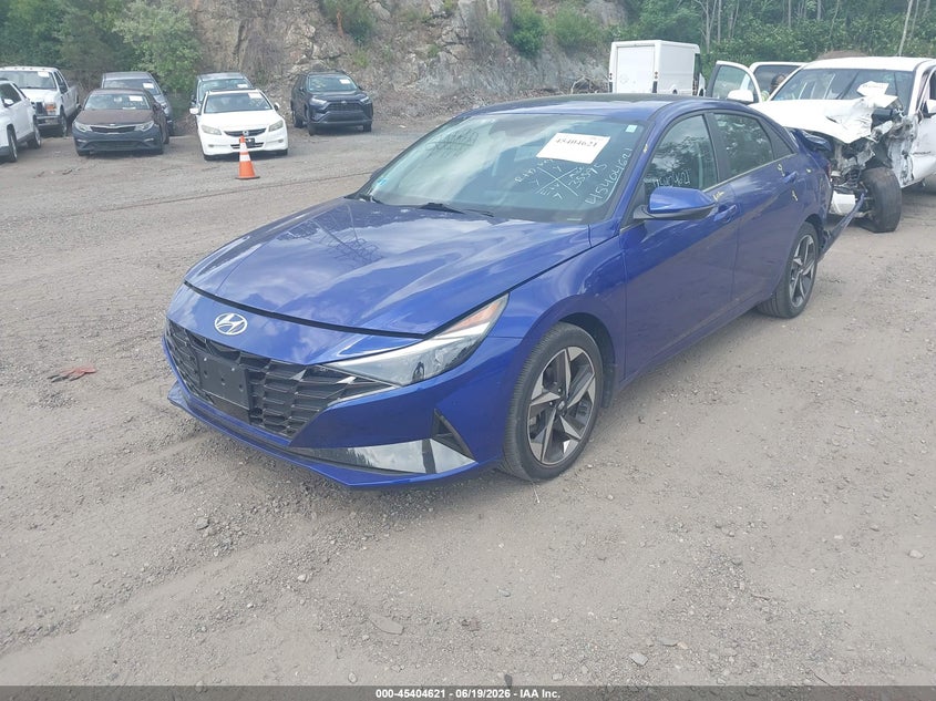 2023 Hyundai Elantra VIN KMHLP4AG8PU378352 IAAI salvage auction — REAR END, Salvage (Rhode Island), sold $6,200 on 2026-07-14 (photo 2)