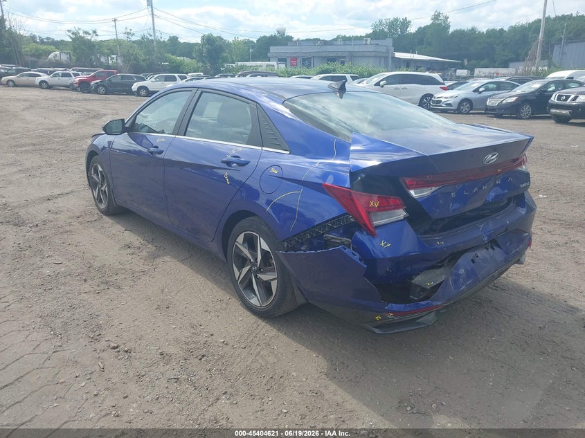 2023 Hyundai Elantra VIN KMHLP4AG8PU378352 IAAI salvage auction — REAR END, Salvage (Rhode Island), sold $6,200 on 2026-07-14 (photo 3)