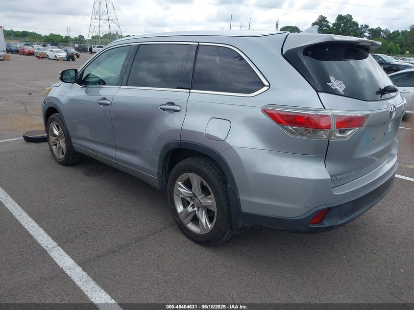 2015 Toyota Highlander VIN 5TDYKRFH3FS038732 IAAI salvage auction — FRONT END, Salvage Title, sold $6,600 on 2026-07-16 (photo 3)
