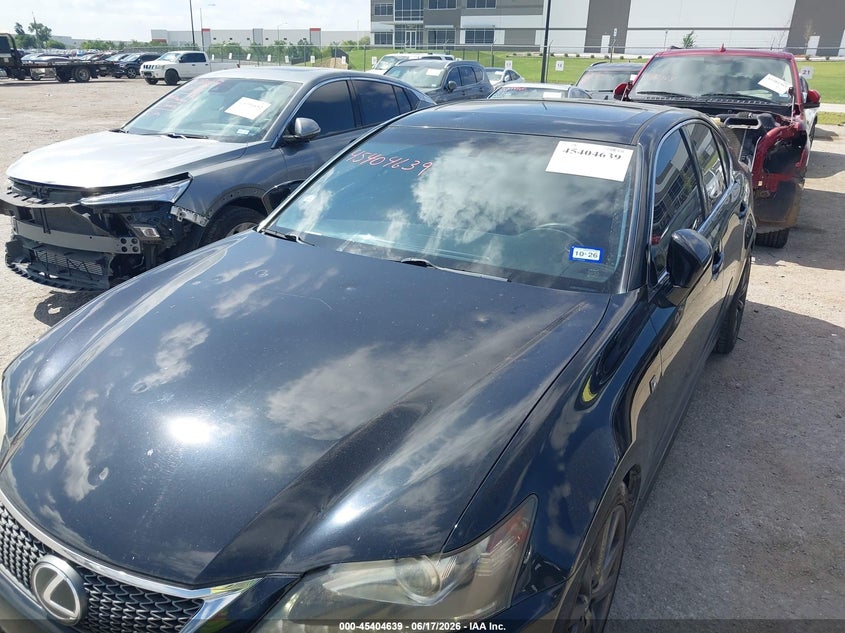 2013 Lexus Gs VIN JTHBE1BL6D5028769 IAAI salvage auction — HAIL, Original (Texas), sold $2,300 on 2026-07-21 (photo 6)