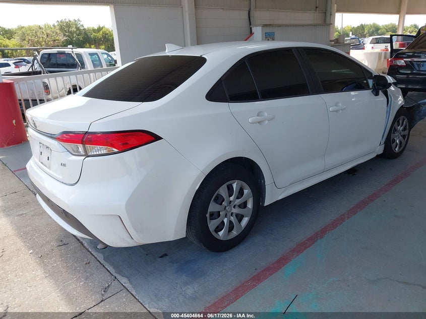 2020 Toyota Corolla VIN JTDEPRAE1LJ080827 IAAI salvage auction — FRONT END, Salvage Title, sold $2,900 on 2026-07-15 (photo 4)