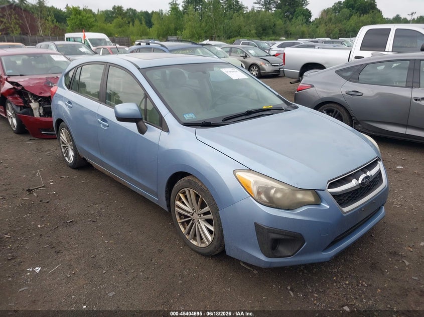 2012 Subaru Impreza VIN JF1GPAD65CG200016 IAAI salvage auction — NORMAL WEAR, Clear (Massachusetts), sold $425 on 2026-07-31 (photo 1)