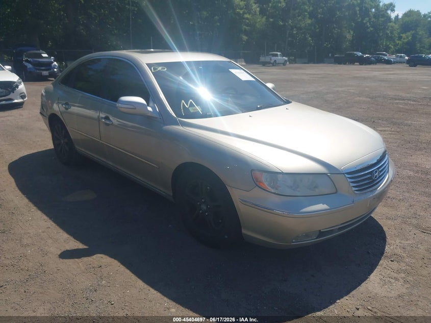 2009 Hyundai Azera VIN KMHFC46F79A381370 IAAI salvage auction — RIGHT REAR, Salvage - Greater Than 75% (Maryland), sold $400 on 2026-07-08 (photo 1)
