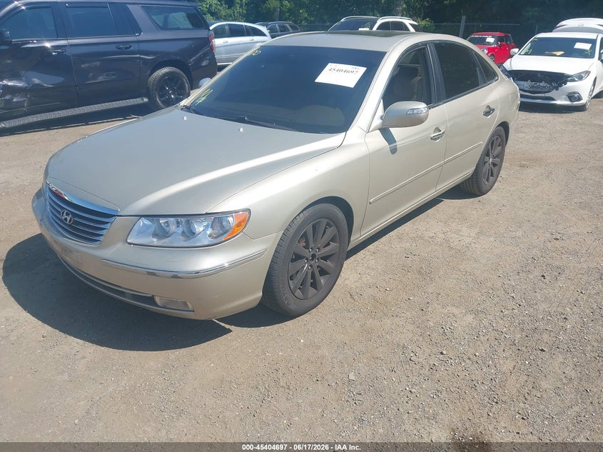 2009 Hyundai Azera VIN KMHFC46F79A381370 IAAI salvage auction — RIGHT REAR, Salvage - Greater Than 75% (Maryland), sold $400 on 2026-07-08 (photo 2)