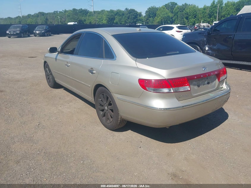 2009 Hyundai Azera VIN KMHFC46F79A381370 IAAI salvage auction — RIGHT REAR, Salvage - Greater Than 75% (Maryland), sold $400 on 2026-07-08 (photo 3)