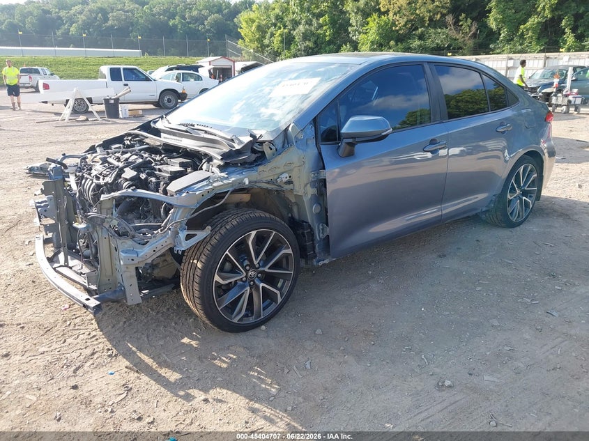 2020 Toyota Corolla VIN 5YFP4RCE9LP015878 IAAI salvage auction — FRONT & REAR, Salvage (Tennessee), sold $3,000 on 2026-07-15 (photo 2)