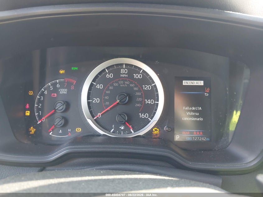 2020 Toyota Corolla VIN 5YFP4RCE9LP015878 IAAI salvage auction — FRONT & REAR, Salvage (Tennessee), sold $3,000 on 2026-07-15 (photo 7)