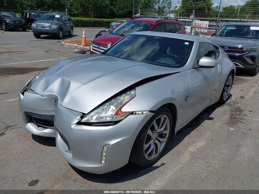 2014 Nissan 370z VIN JN1AZ4EH2EM633778 IAAI salvage auction — FRONT END, Salvage (Idaho), sold $2,550 on 2026-07-13 (photo 2)