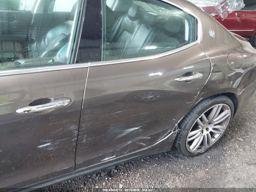 2014 Maserati Ghibli VIN ZAM57XSA2E1127894 IAAI salvage auction — LEFT SIDE, Salvage (Virginia), sold $3,950 on 2026-07-09 (photo 6)