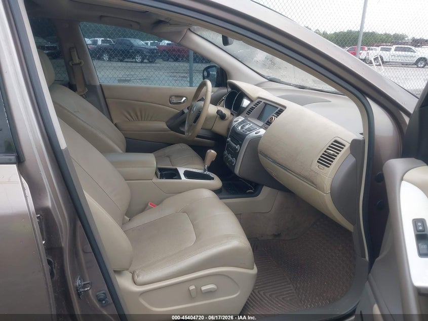 2010 Nissan Murano VIN JN8AZ1MU0AW020037 IAAI salvage auction — FRONT END, Clear (Florida), sold $300 on 2026-07-17 (photo 5)