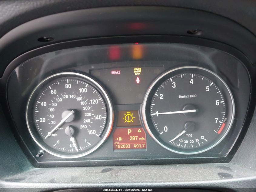 2010 BMW 3 series VIN WBAPK7C50AA459353 IAAI salvage auction — NORMAL WEAR, Clear (Texas), sold $525 on 2026-07-16 (photo 7)