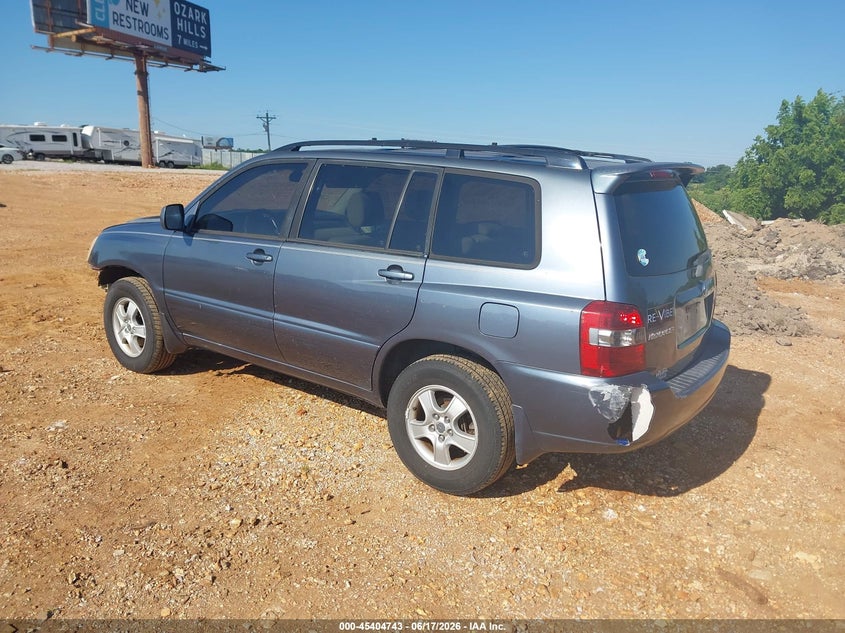 2006 Toyota Highlander VIN JTEGD21AX60149686 IAAI salvage auction — FRONT END, Salvage (Missouri), sold $1,150 on 2026-07-27 (photo 3)