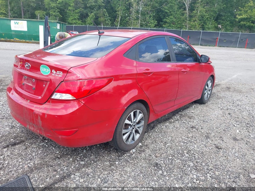 2017 Hyundai Accent VIN KMHCT4AE1HU343647 IAAI salvage auction — FRONT END, Salvage (South Carolina), sold $900 on 2026-08-01 (photo 4)
