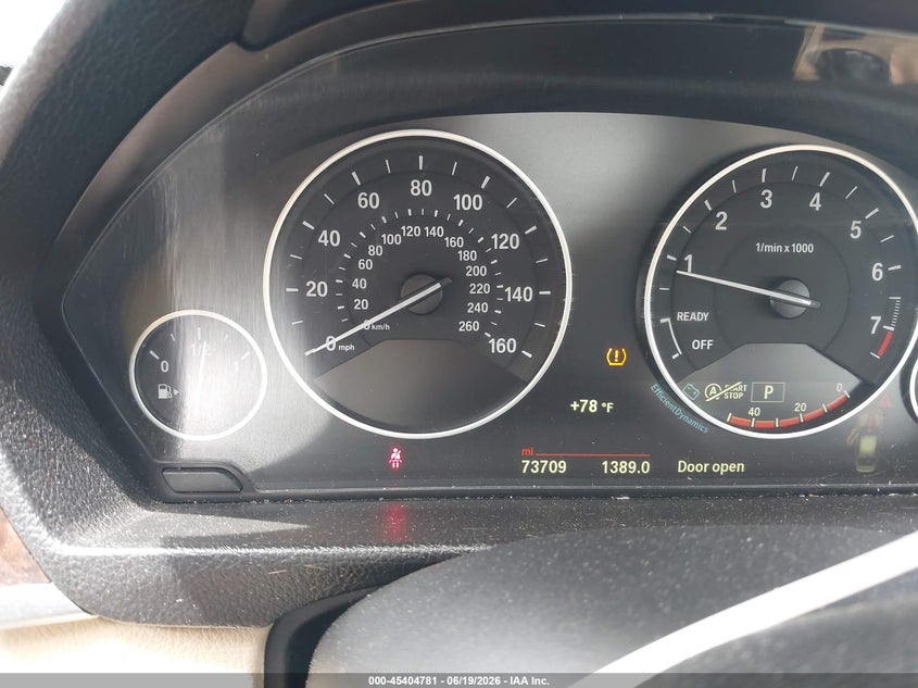 2015 BMW 3er VIN WBA3B5G54FNS15847 IAAI salvage auction — FRONT END, Mv-907A (New York), sold $1,250 on 2026-07-14 (photo 7)
