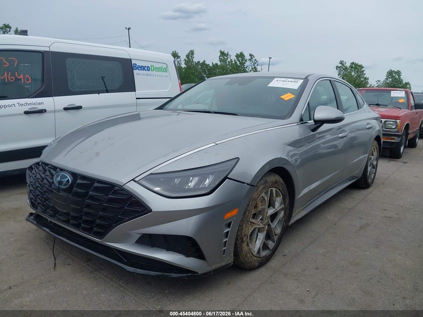 2020 Hyundai Sonata VIN 5NPEL4JA5LH030971 IAAI salvage auction — RIGHT FRONT, Salvage (Ohio), sold $3,775 on 2026-07-28 (photo 2)
