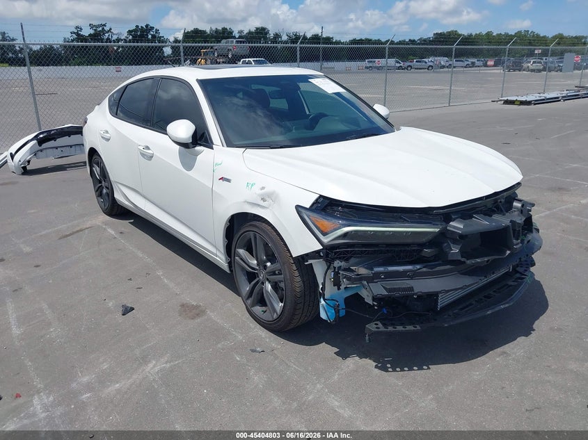 2025 Acura Integra VIN 19UDE4H65SA021296 IAAI salvage auction — FRONT END, Rebuildable (Florida), sold $11,050 on 2026-07-13 (photo 1)