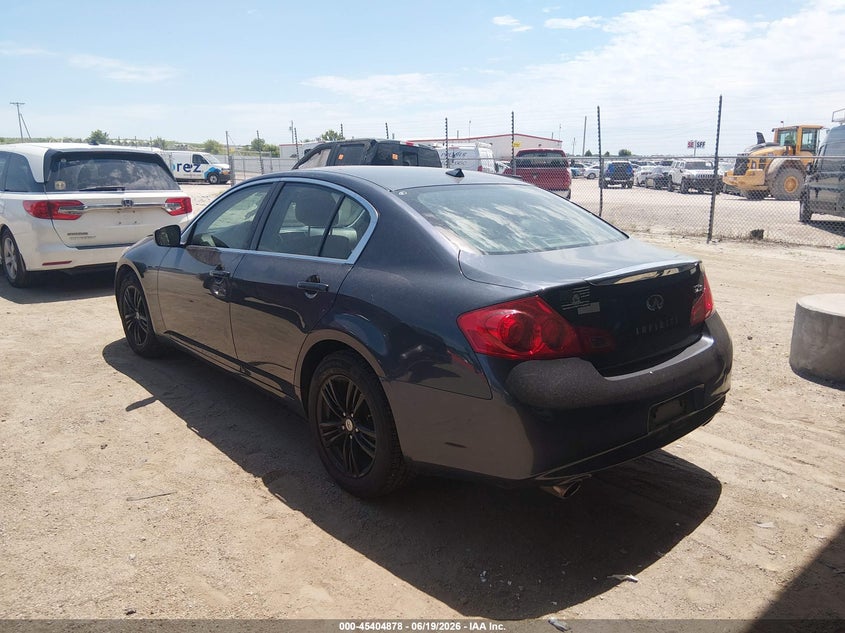 2011 Infiniti G25 VIN JN1DV6AR9BM451896 IAAI salvage auction — FRONT END, Certificate Of Title (Nebraska), sold $825 on 2026-07-16 (photo 3)