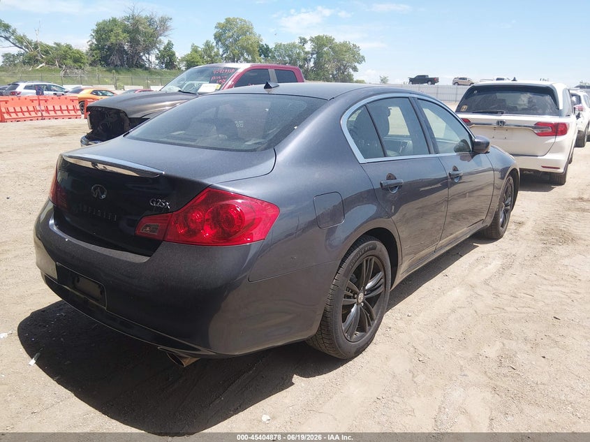 2011 Infiniti G25 VIN JN1DV6AR9BM451896 IAAI salvage auction — FRONT END, Certificate Of Title (Nebraska), sold $825 on 2026-07-16 (photo 4)
