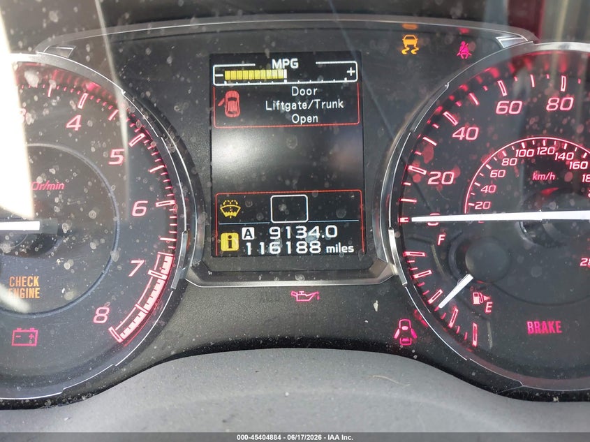 2016 Subaru Wrx VIN JF1VA1E63G9829162 IAAI salvage auction — LEFT FRONT, Salvage Title, sold $4,225 on 2026-09-03 (photo 7)