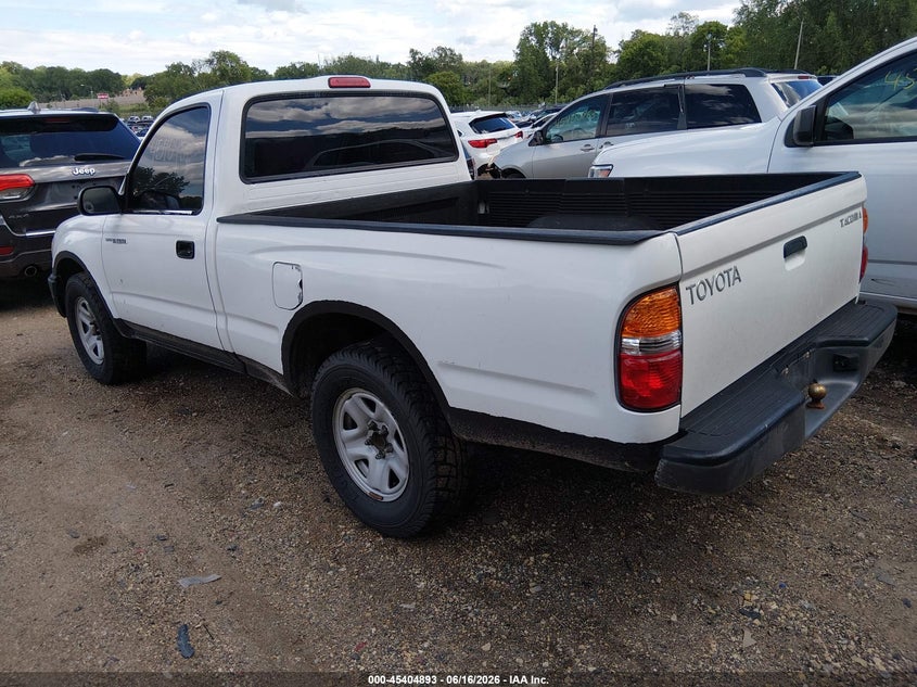 2002 Toyota Tacoma VIN 5TENL42N52Z031292 IAAI salvage auction — NORMAL WEAR, Clear (Minnesota), sold $25 on 2026-07-29 (photo 3)