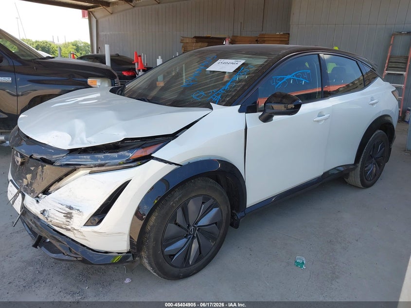 2023 Nissan Ariya VIN JN1DF0BB0PM709791 IAAI salvage auction — LEFT FRONT, Salvage (Tennessee), sold $12,550 on 2026-07-16 (photo 2)