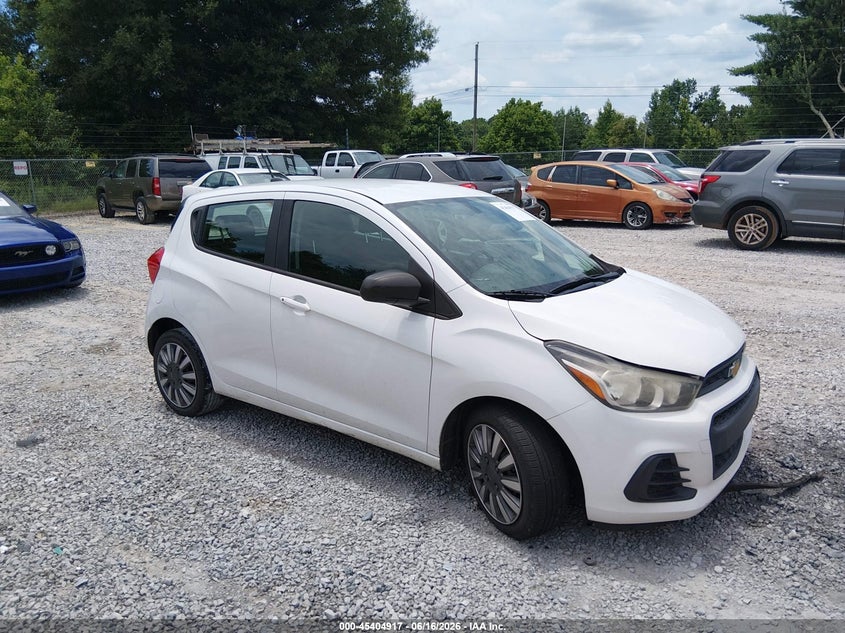 2018 Chevrolet Spark VIN KL8CB6SA9JC482623 IAAI salvage auction — LEFT FRONT, Salvage (Alabama), sold $1,125 on 2026-07-20 (photo 1)