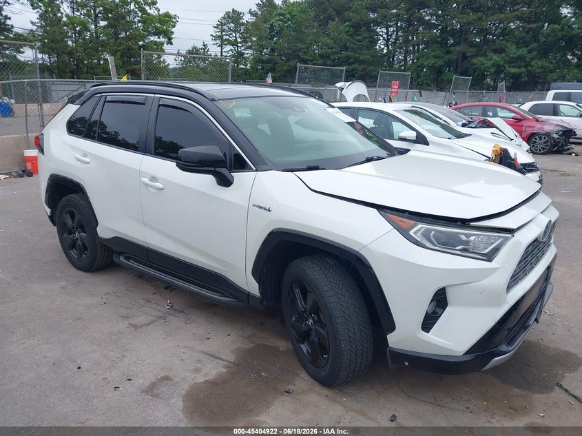 2019 Toyota Rav 4 VIN JTMEWRFVXKJ014089 IAAI salvage auction — FRONT & REAR, Mv-907A (New York), sold $14,050 on 2026-07-07 (photo 1)