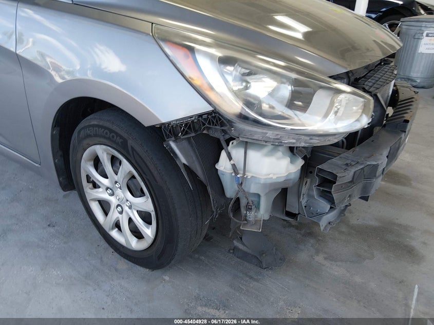 2013 Hyundai Accent VIN KMHCT4AE9DU585502 IAAI salvage auction — FRONT END, Rebuildable (Florida), sold $400 on 2026-07-08 (photo 6)