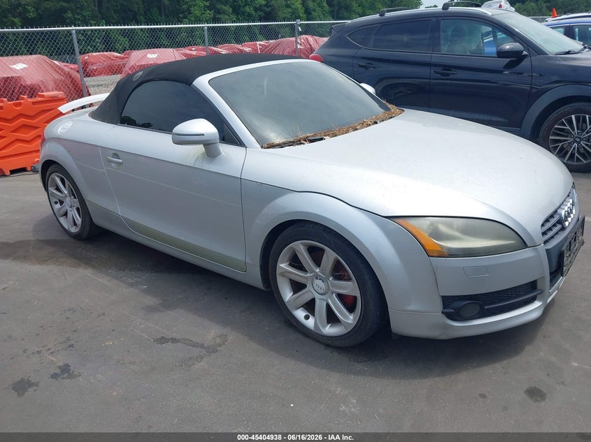 2008 Audi Tt VIN TRUMF38J981001710 IAAI salvage auction — NORMAL WEAR, Clear (North Carolina), sold $1,700 on 2026-07-29 (photo 1)