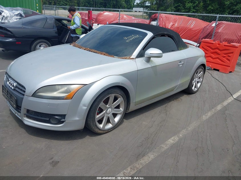 2008 Audi Tt VIN TRUMF38J981001710 IAAI salvage auction — NORMAL WEAR, Clear (North Carolina), sold $1,700 on 2026-07-29 (photo 2)