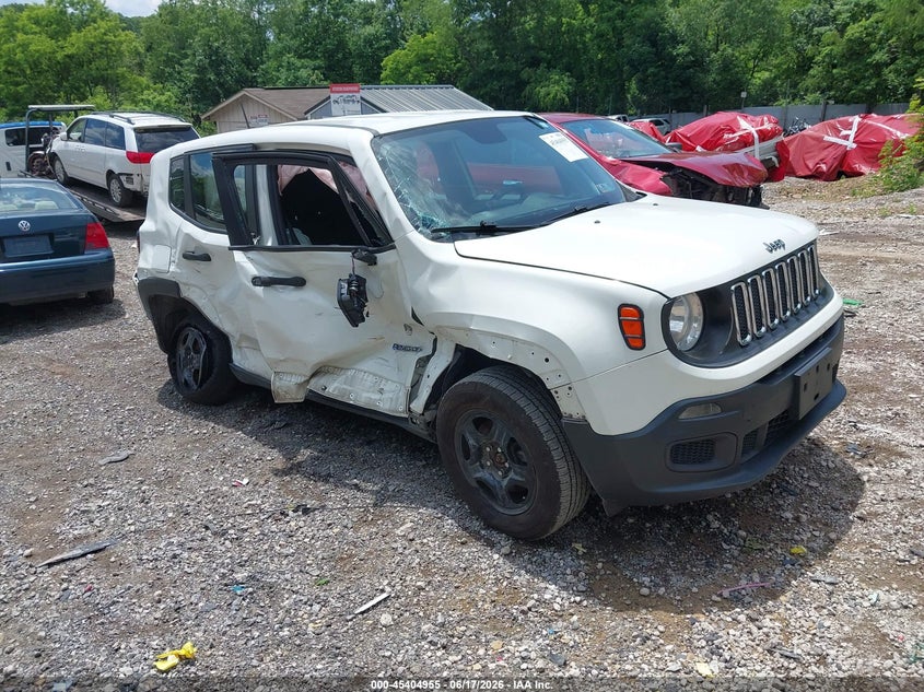 2018 Jeep Renegade VIN ZACCJBAB6JPH00347 IAAI salvage auction — RIGHT SIDE, Salvage Title, sold $25 on 2026-07-21 (photo 1)
