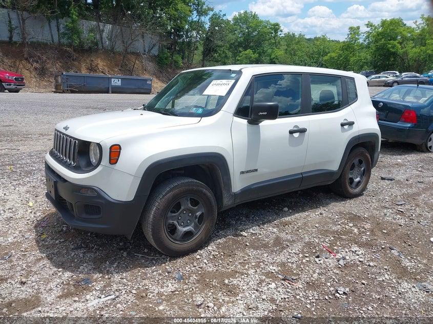 2018 Jeep Renegade VIN ZACCJBAB6JPH00347 IAAI salvage auction — RIGHT SIDE, Salvage Title, sold $25 on 2026-07-21 (photo 2)