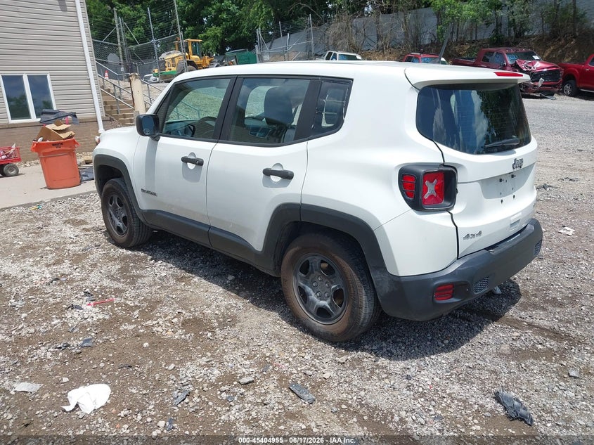 2018 Jeep Renegade VIN ZACCJBAB6JPH00347 IAAI salvage auction — RIGHT SIDE, Salvage Title, sold $25 on 2026-07-21 (photo 3)