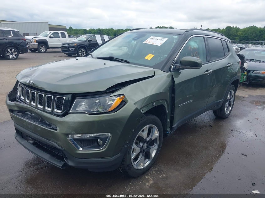 2021 Jeep Compass VIN 3C4NJDCBXMT558535 IAAI salvage auction — FRONT END, Salvage Title, sold $3,300 on 2026-07-24 (photo 2)
