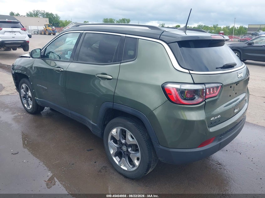 2021 Jeep Compass VIN 3C4NJDCBXMT558535 IAAI salvage auction — FRONT END, Salvage Title, sold $3,300 on 2026-07-24 (photo 3)