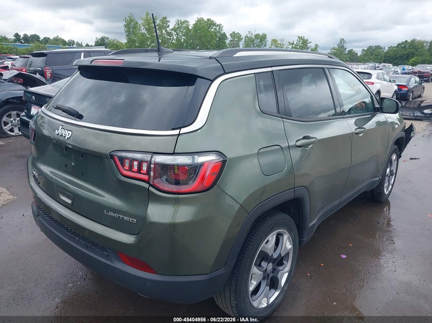 2021 Jeep Compass VIN 3C4NJDCBXMT558535 IAAI salvage auction — FRONT END, Salvage Title, sold $3,300 on 2026-07-24 (photo 4)
