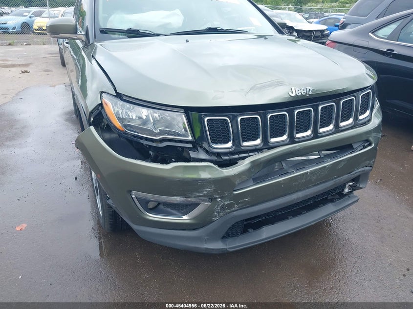 2021 Jeep Compass VIN 3C4NJDCBXMT558535 IAAI salvage auction — FRONT END, Salvage Title, sold $3,300 on 2026-07-24 (photo 6)