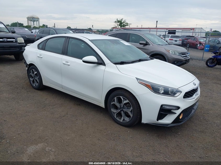 2020 Kia Forte VIN 3KPF24ADXLE186249 IAAI salvage auction — REAR END, Salvage (New Jersey), sold $4,375 on 2026-09-13 (photo 1)