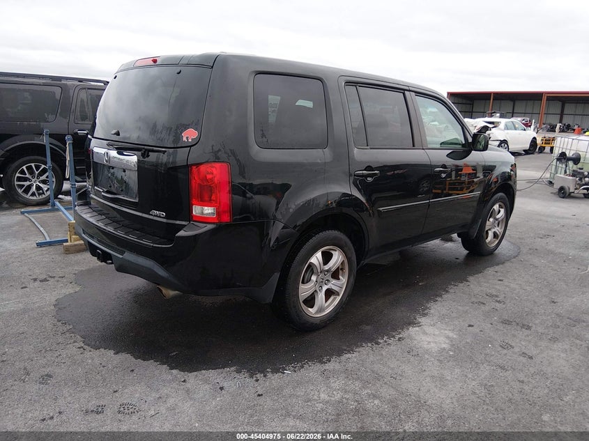 2015 Honda Pilot VIN 5FNYF4H44FB012873 IAAI salvage auction — HAIL, Salvage Title, sold $1,950 on 2026-07-26 (photo 4)