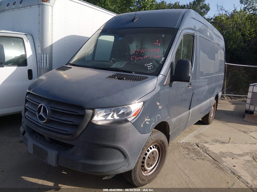 2019 Mercedes-benz Sprinter VIN WD4PF0CD7KP104626 IAAI salvage auction — FRONT & REAR, Clear (Texas), sold $12,750 on 2026-07-13 (photo 2)