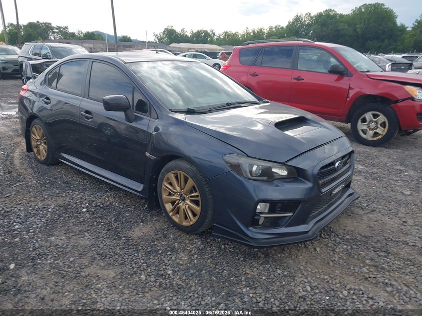 2015 Subaru Wrx VIN JF1VA1D60F9823318 IAAI salvage auction — UNKNOWN, Clear (South Carolina), sold $4,125 on 2026-07-31 (photo 1)