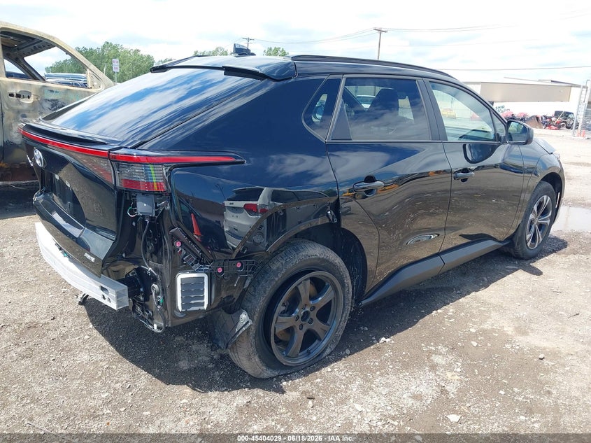 2025 Toyota Bz4x VIN JTMABACA1SA104227 IAAI salvage auction — LEFT FRONT, Salvage Title, sold $9,575 on 2026-08-13 (photo 4)