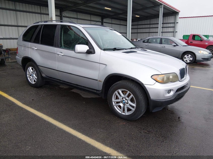 2004 BMW X5 VIN 5UXFA13524LU21211 IAAI salvage auction — LEFT SIDE, Repossession Paperwork (South Carolina), sold $275 on 2026-07-22 (photo 1)