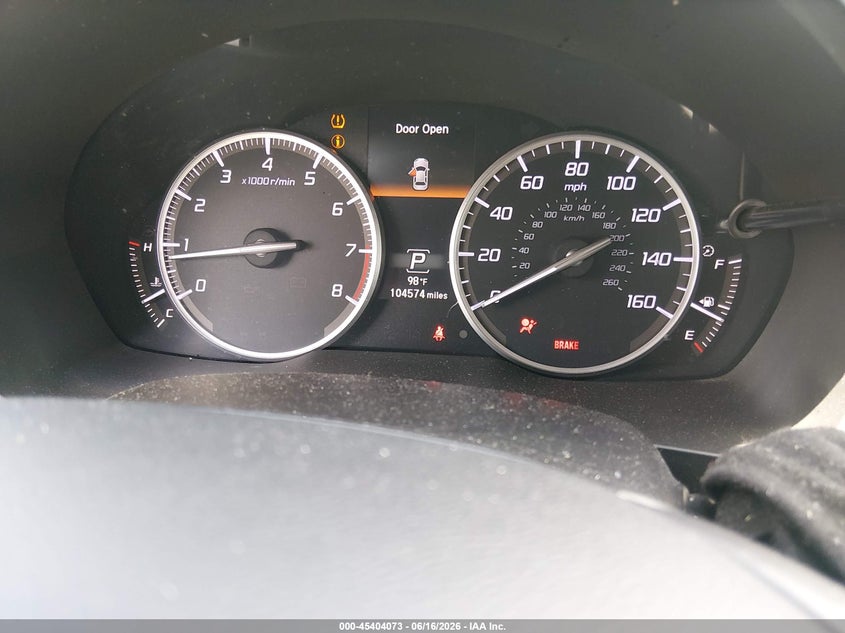 2016 Acura Ilx VIN 19UDE2F34GA003053 IAAI salvage auction — RIGHT FRONT, Salvage (Tennessee), sold $1,600 on 2026-07-09 (photo 7)